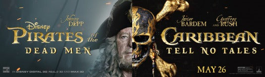 1000 piece jigsaw puzzle for the movie poster: Pirates of the Caribbean: Dead Men Tell No Tales (2017) ver24
