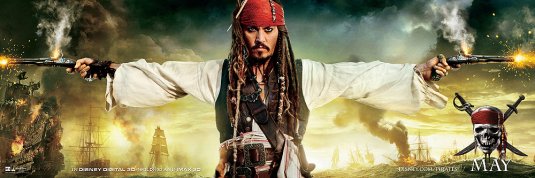 1000 piece jigsaw puzzle for the movie poster: Pirates of the Caribbean: On Stranger Tides (2011) ver2