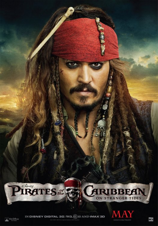 1000 piece jigsaw puzzle for the movie poster: Pirates of the Caribbean: On Stranger Tides (2011) ver4