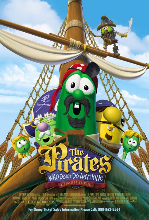 the movie poster: The Pirates Who Don't Do Anything: A VeggieTales Movie (2008)