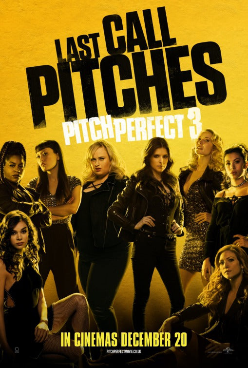 1000 piece jigsaw puzzle for the movie poster: Pitch Perfect 3 (2017) ver2