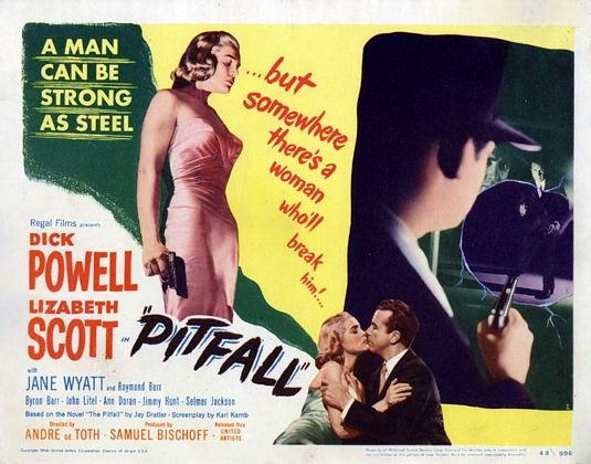 the movie poster: Pitfall (1948) ver3