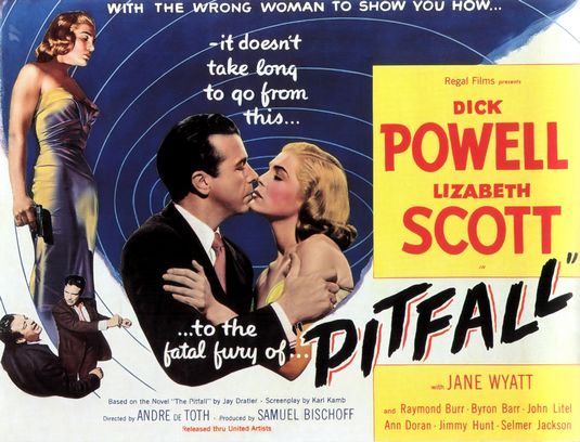 the movie poster: Pitfall (1948) ver4