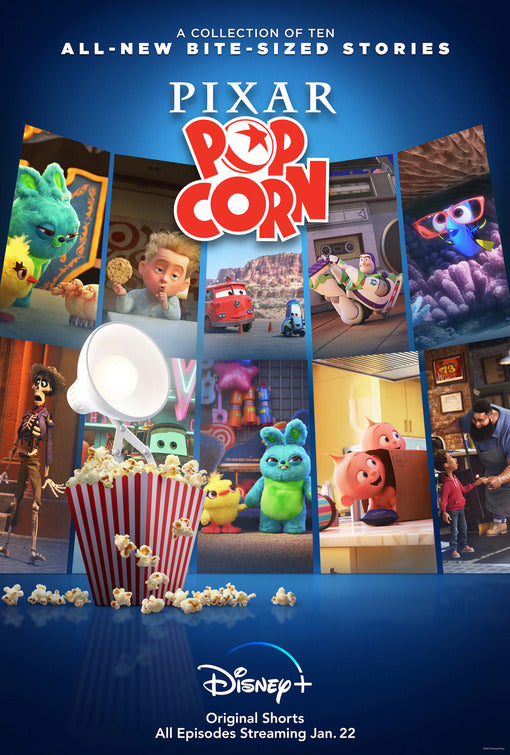1000 piece jigsaw puzzle for tv poster: Pixar Popcorn