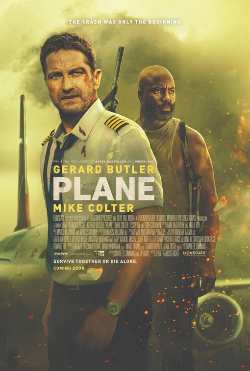 1000 piece jigsaw puzzle for the movie poster: Plane (2023)