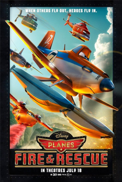 1000 piece jigsaw puzzle for the movie poster: Planes: Fire & Rescue (2014)