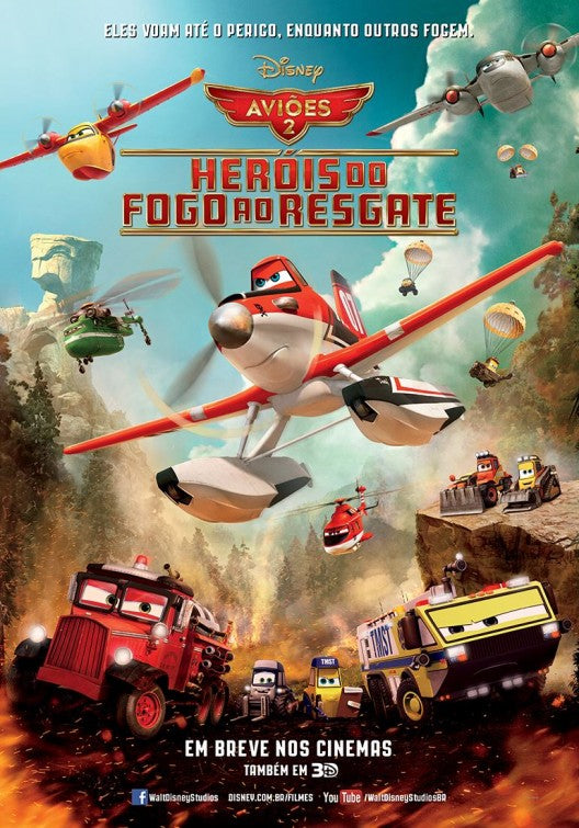 1000 piece jigsaw puzzle for the movie poster: Planes: Fire & Rescue (2014) ver3