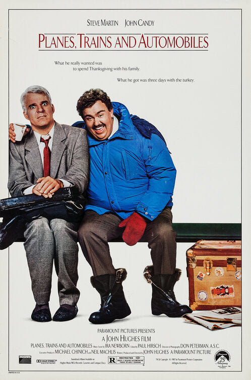 the movie poster: Planes, Trains & Automobiles (1987)