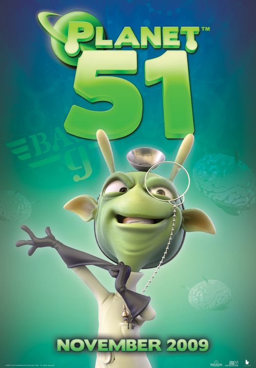 1000 piece jigsaw puzzle for the movie poster: Planet 51 (2009) ver10