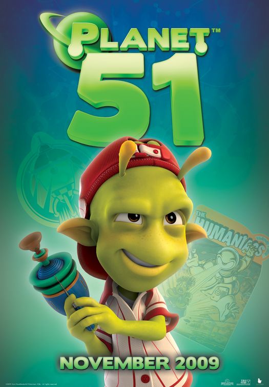 1000 piece jigsaw puzzle for the movie poster: Planet 51 (2009) ver12