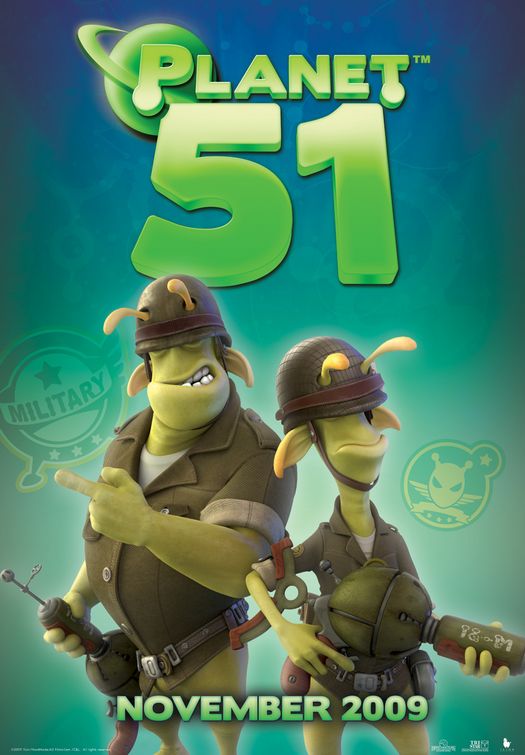 1000 piece jigsaw puzzle for the movie poster: Planet 51 (2009) ver5