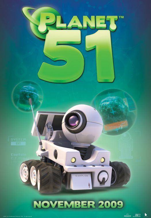 1000 piece jigsaw puzzle for the movie poster: Planet 51 (2009) ver7