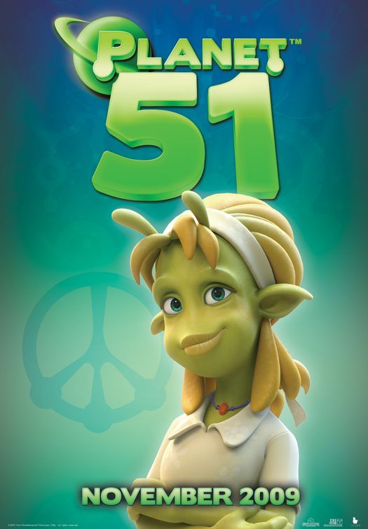 1000 piece jigsaw puzzle for the movie poster: Planet 51 (2009) ver8