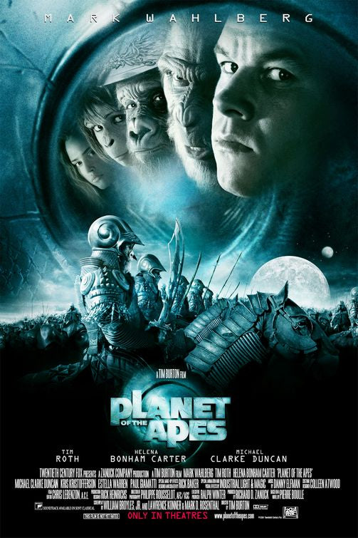 the movie poster: Planet of the Apes (2001) ver2