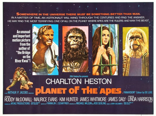 the movie poster: Planet of the Apes (1968) ver3