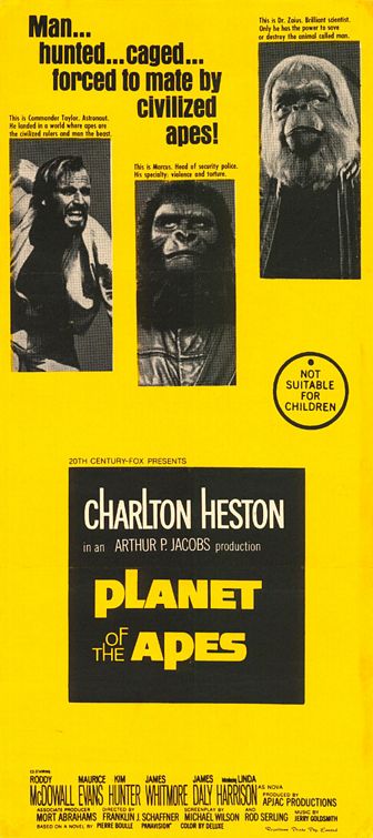 the movie poster: Planet of the Apes (1968) ver4