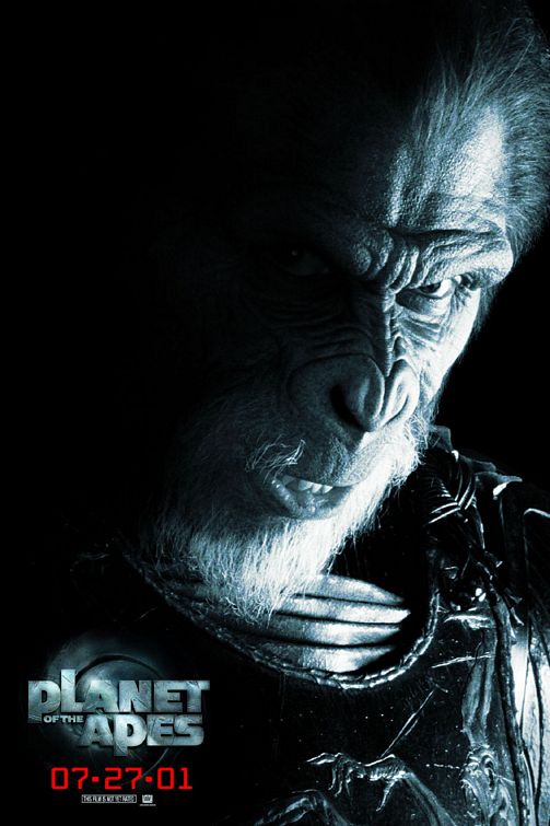 the movie poster: Planet of the Apes (2001) ver5