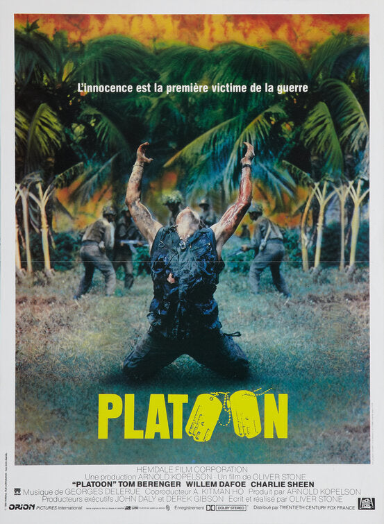 the movie poster: Platoon (1986) ver4