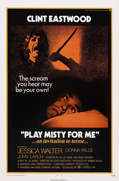 the movie poster: Play Misty For Me (1971)