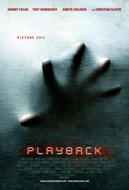 1000 piece jigsaw puzzle for the movie poster: Playback (2012)