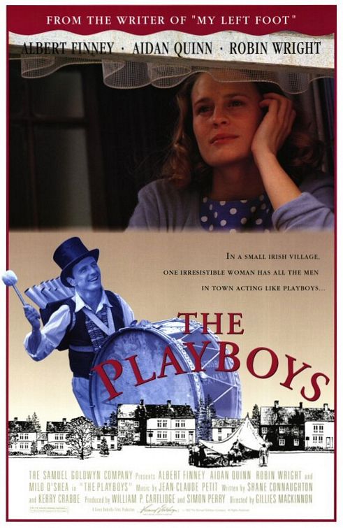 the movie poster: The Playboys (1992)