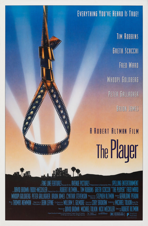 the movie poster: The Player (1992) ver1