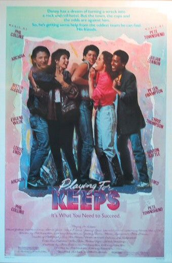 the movie poster: Playing For Keeps (1986)