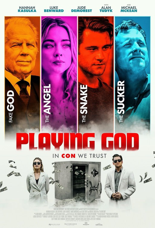 1000 piece jigsaw puzzle for the movie poster: Playing God (2021)