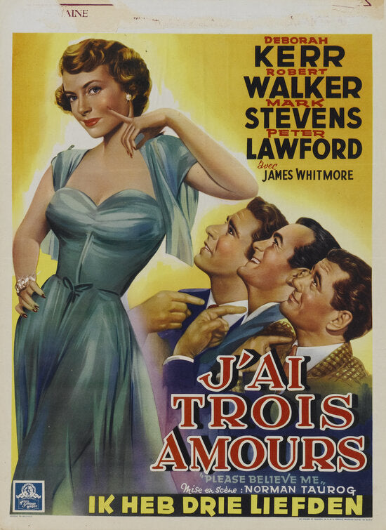 1000 piece jigsaw puzzle for the movie poster: Please Believe Me (1950) ver2