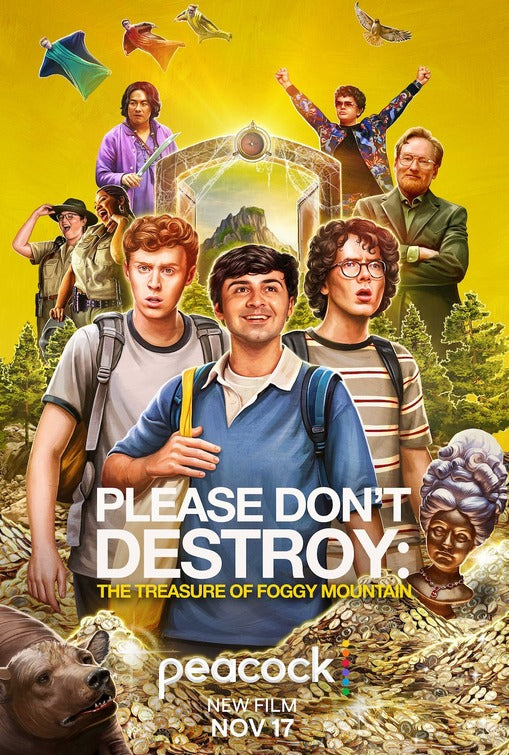 1000 piece jigsaw puzzle for the movie poster: Please Don't Destroy: The Treasure of Foggy Mountain (2023)