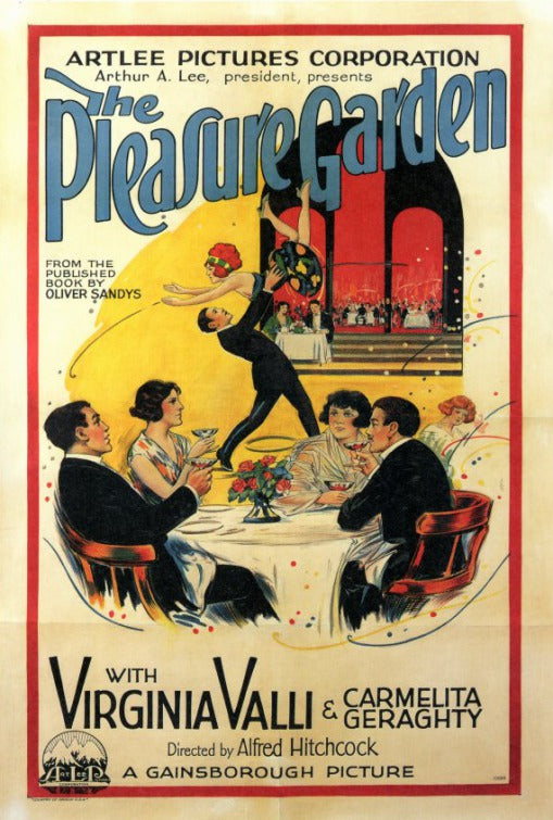 1000 piece jigsaw puzzle for the movie poster: The Pleasure Garden (1925)