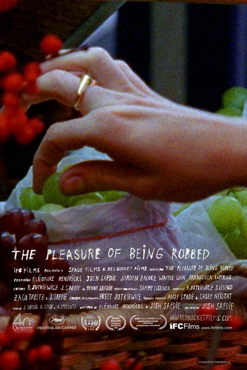 the movie poster: The Pleasure of Being Robbed (2008) ver2