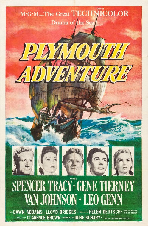 1000 piece jigsaw puzzle for the movie poster: Plymouth Adventure (1952)