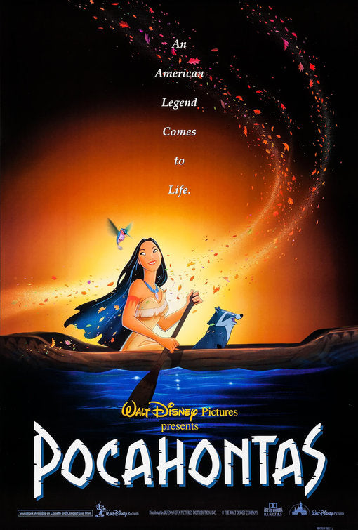 the movie poster: Pocahontas (1995)