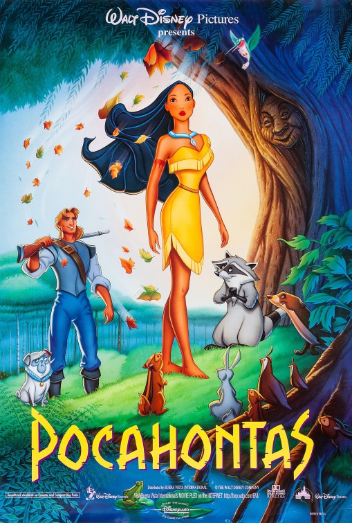 the movie poster: Pocahontas (1995) ver3