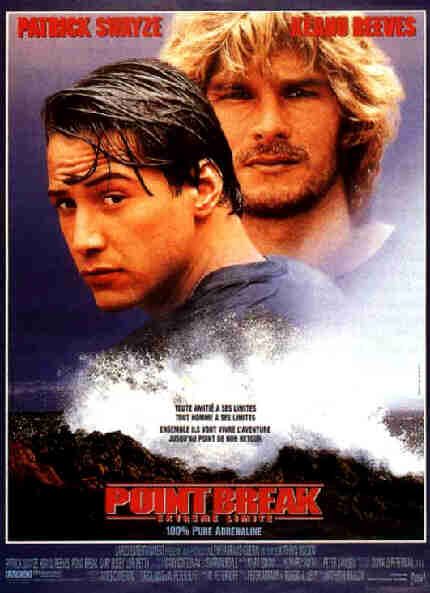 the movie poster: Point Break (1991) ver2