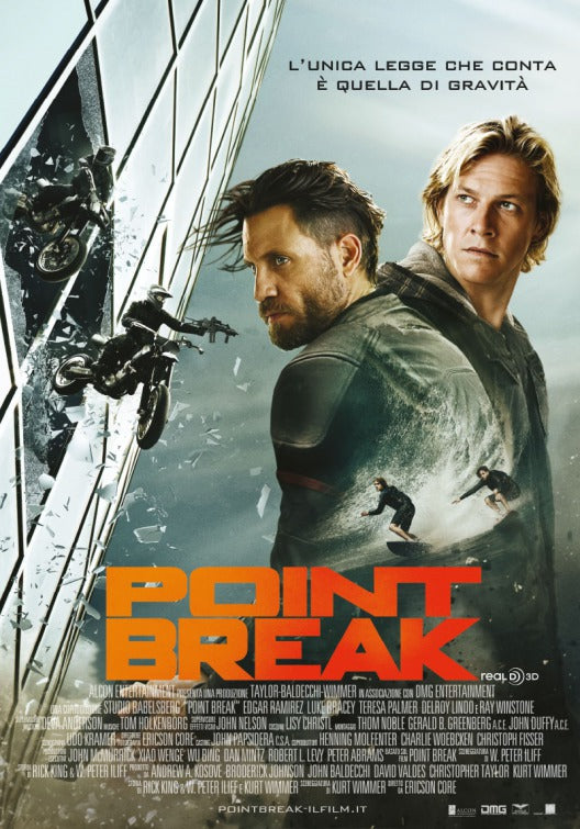 1000 piece jigsaw puzzle for the movie poster: Point Break (2015) ver9