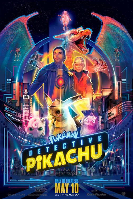 1000 piece jigsaw puzzle for the movie poster: Pok¨¦mon Detective Pikachu (2019) ver16