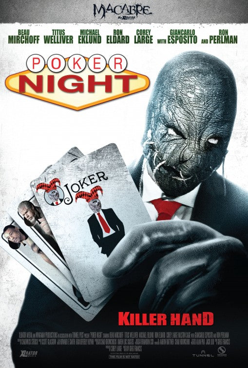 1000 piece jigsaw puzzle for the movie poster: Poker Night (2014)