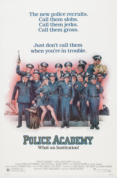 the movie poster: Police Academy (1984)