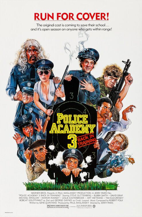 the movie poster: Police Academy 3: Back in Training (1986)