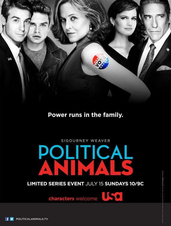 1000 piece jigsaw puzzle for tv poster: Political Animals