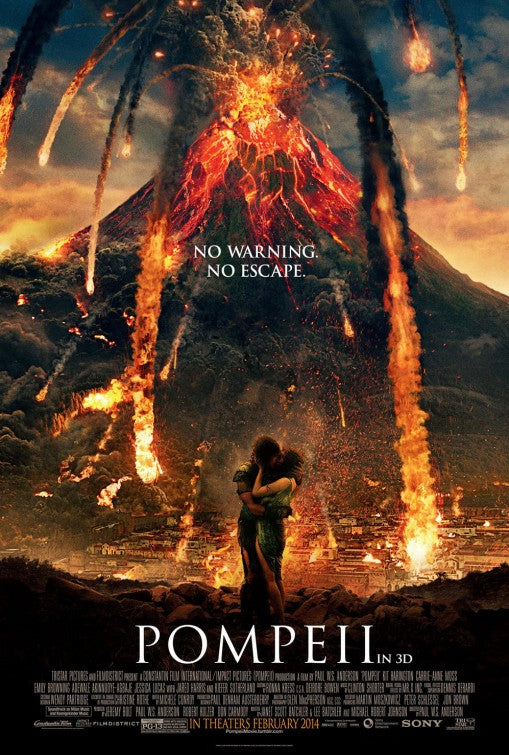 1000 piece jigsaw puzzle for the movie poster: Pompeii (2014)