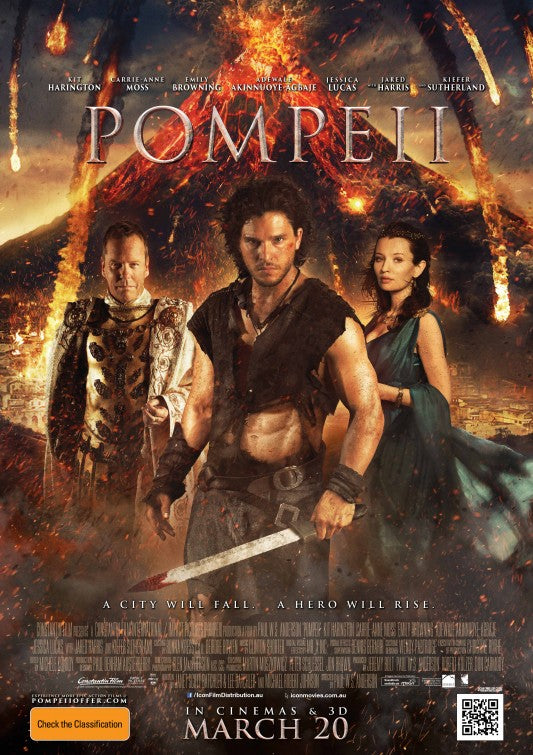 1000 piece jigsaw puzzle for the movie poster: Pompeii (2014) ver5