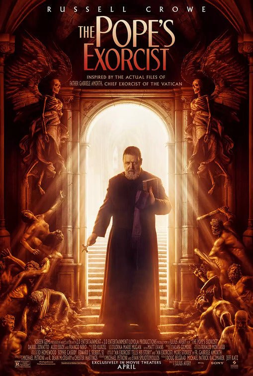 1000 piece jigsaw puzzle for the movie poster: The Pope's Exorcist (2023)