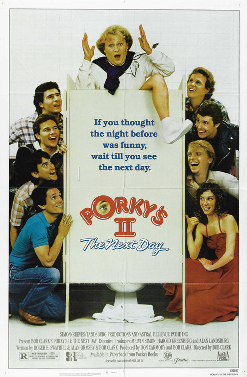 the movie poster: Porky's II: The Next Day (1983)