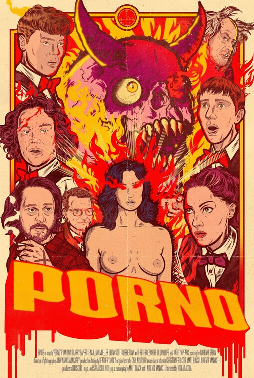 1000 piece jigsaw puzzle for the movie poster: Porno (2019)