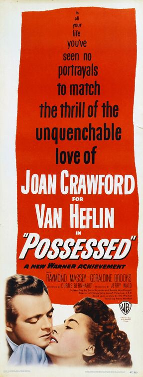 the movie poster: Possessed (1947)
