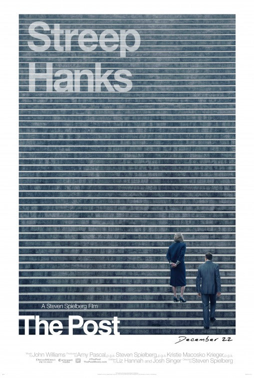 1000 piece jigsaw puzzle for the movie poster: The Post (2017)
