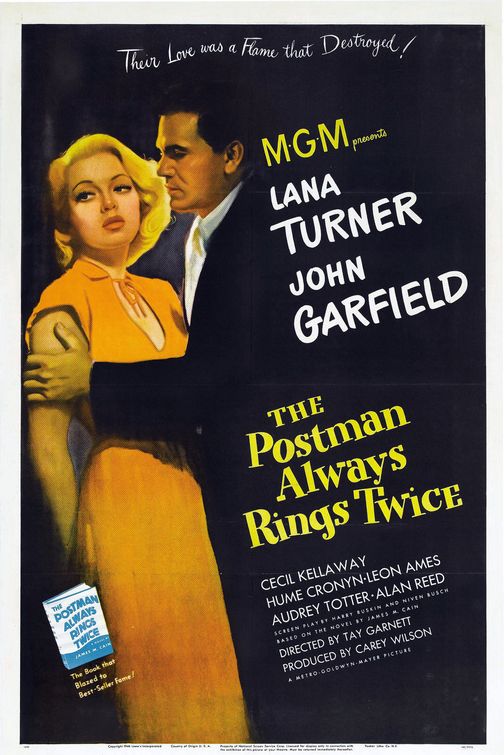 the movie poster: The Postman Always Rings Twice (1946) ver2